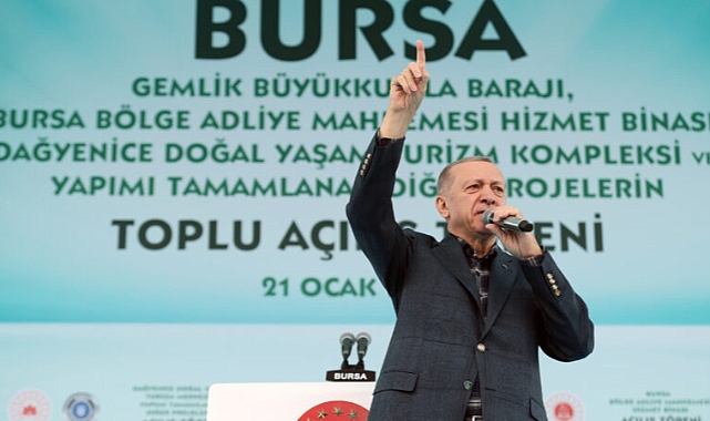 Cumhurbaşkanı Erdoğan'dan önemli Bursa paylaşımları