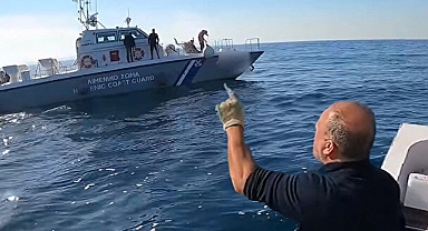 Türk balıkçılara Yunan tacizi