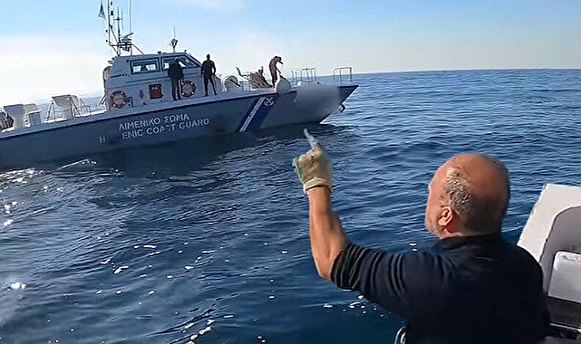 Türk balıkçılara Yunan tacizi