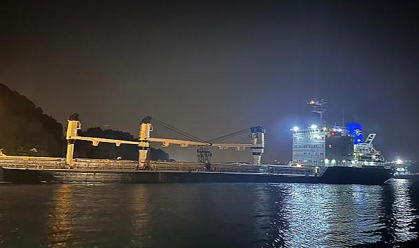 Yük gemisi karaya oturdu, İstanbul Boğazı'nda gemi trafiği durdu