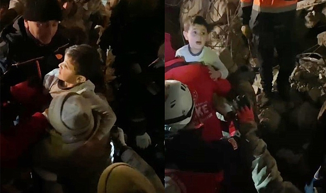 Adıyaman'da 4 çocuk 64 saat sonra sağ çıkartıldı, ilk sözü “annem nerede” oldu
