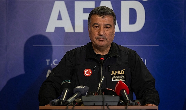 AFAD: Bölgede herhangi bir lav akması, volkanik kül, petrol veya gaz çıkışı olmadığı gözlemlendi