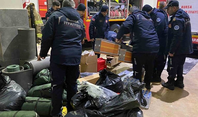 Bursa’dan ekipler yola çıktı