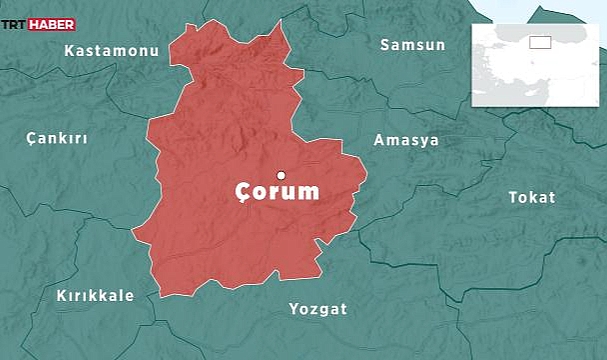 Çorum'da 4 büyüklüğünde deprem