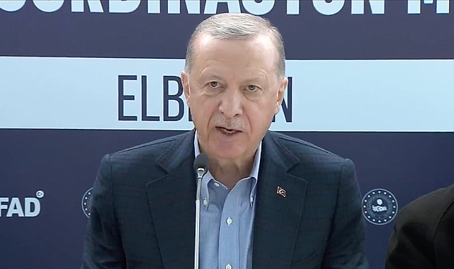 Erdoğan: Bilim insanları maruz kaldığımız afeti istisnai bir tabiat hadisesi olarak tanımlıyor