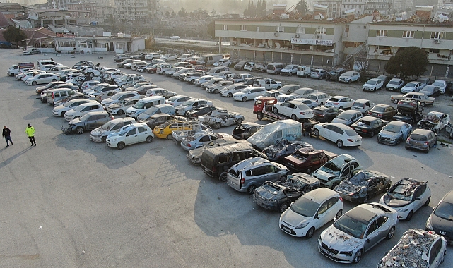 Hatay toplu araç mezarlığı