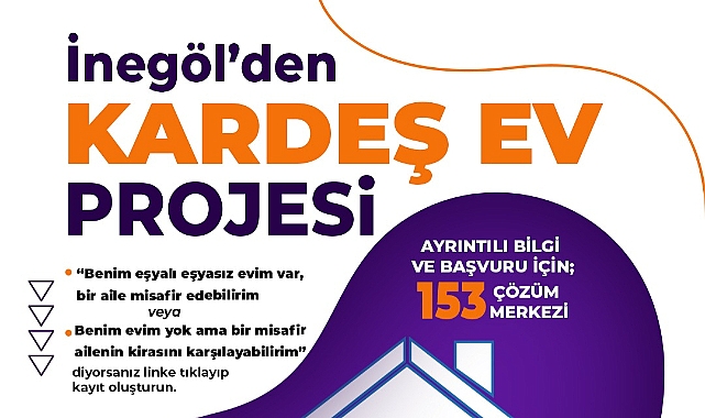İnegöl’den örnek dayanışma: kardeş ev projesi başlatıldı
