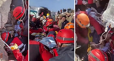 İnegöl Kurtarma ekibi bir mucizeye şahit oldu; 222 saat sonra bir anne kurtuldu yanındaki eşi ve kızı ölmüştü