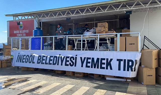 İnegöl Tüm İmkanlarıyla Deprem Bölgesinde
