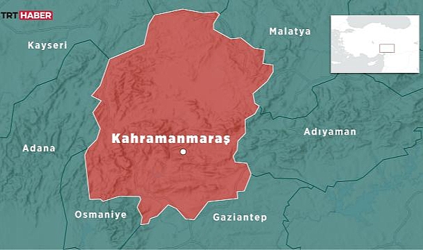 Kahramanmaraş'ta 4,5 büyüklüğünde deprem