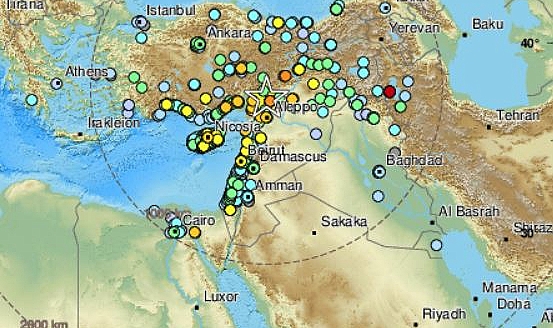Kahramanmaraş'taki deprem birçok ülkede hissedildi