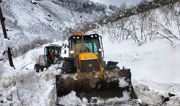 Rize ve Artvin'de 42 köye ulaşım sağlanamıyor