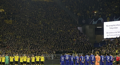 Şampiyonlar Ligi'nde depremzedeler unutulmadı