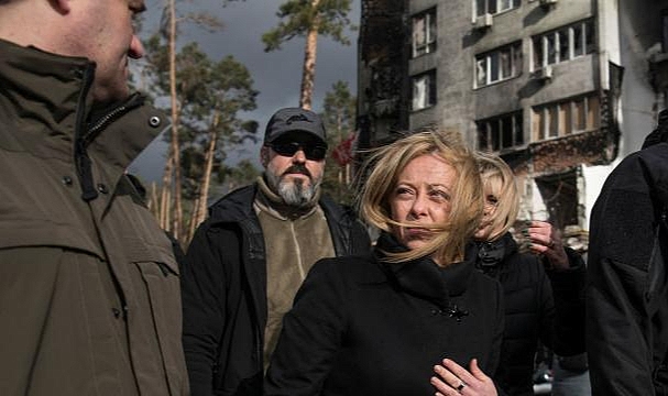 Ukrayna'yı ziyaret eden İtalya Başbakanı'ndan Ukraynalılara