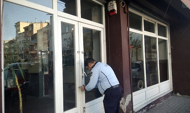 Zabıtadan ruhsat denetimi