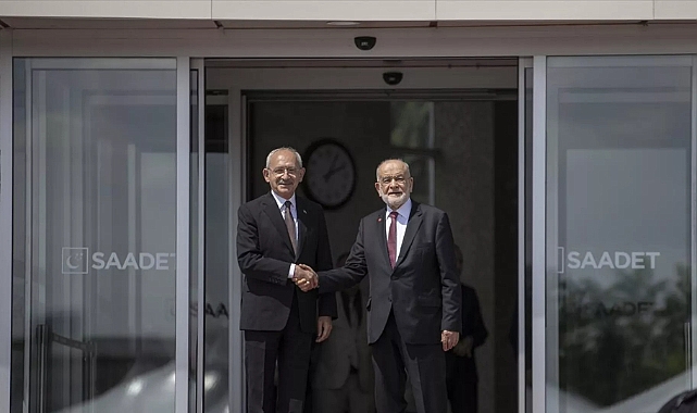 5 siyasi parti lideri Saadet Partisi Genel Merkezin'de bir araya geliyor