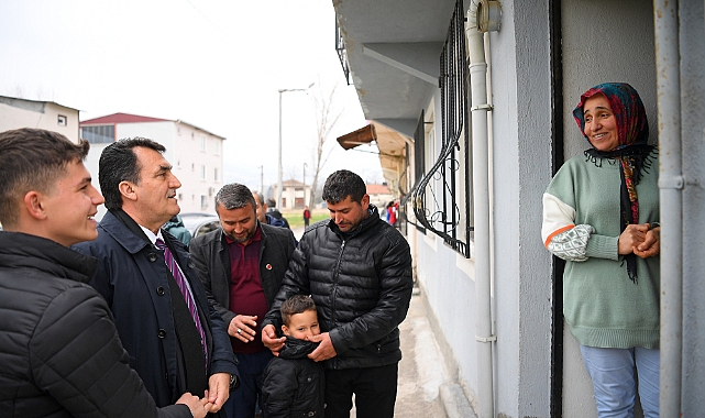Başkan Dündar’dan depremzede ailelere ziyaret