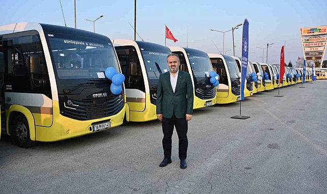 Bursa'nın ulaşım ağına 56 otobüs daha entegre edildi