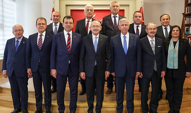 CHP'li Belediye Başkanlar Kılıçdaroğlu'nu ziyaret etti