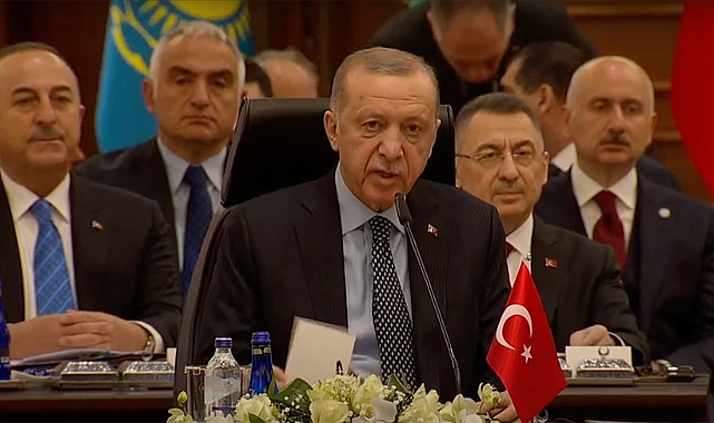 Cumhurbaşkanı Erdoğan: Türk dünyasının tek yürek, tek vücut olduğunu bir kez daha göstermiş olacağız