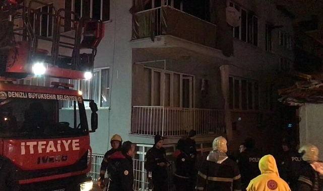 Denizlide 1 yaşındaki bebeğini öldürüp, evi ateşe veren anne gözaltına alındı