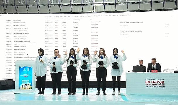 İstanbul'da 'İlk evim' heyecanı: Kura çekimleri başladı