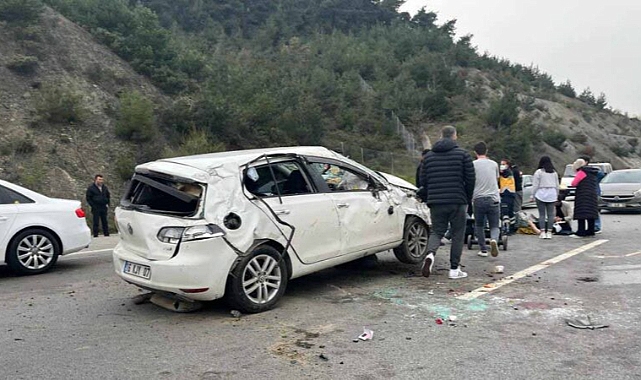 Bursa’da korkunç kaza: 5 yaralı