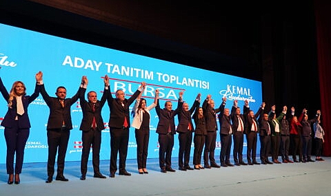 CHP Bursa adaylarını tanıttı