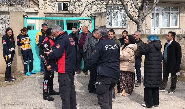 Doğal gaz kaçağı için eve giren polis dehşetle karşılaştı