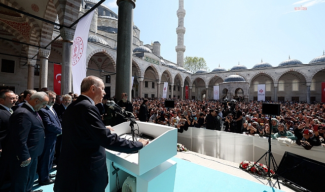 Erdoğan: Diyaneti kaldıracaklarmış kaldıracaklarmış. Yerine inanç bilmem ne başkanlığı diye bir şey kuracaklarmış.