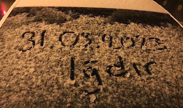 Iğdır'da nisan ayında kar etkili oluyor