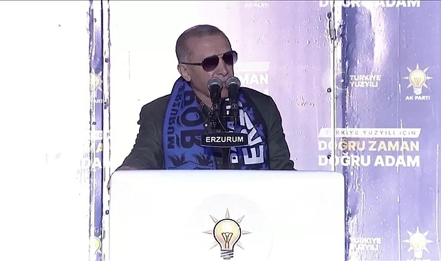 Erdoğan: 14 Mayıs'ta milleti tehdit eden yabancı dergiler dışında kimse karalar bağlamayacak