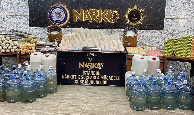 İstanbul'da narkotik operasyonunda 15 tutuklama