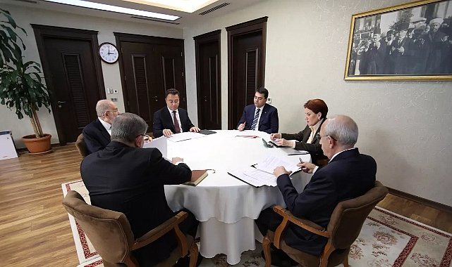 Millet İttifakı'nın genel başkanları CHP'de bir araya gelecek