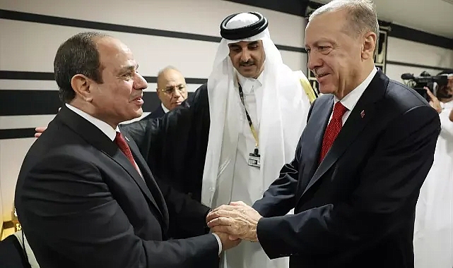 Mısır Cumhurbaşkanı Sisi'den Cumhurbaşkanı Erdoğan'a tebrik telefonu