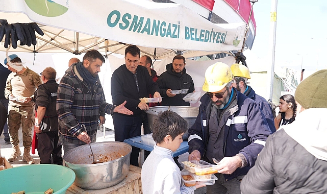 Osmangazi Belediyesi, 100 gündür deprem bölgesinde
