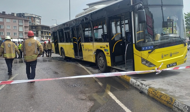 Pendik'te tır ile İETT otobüsü çarpıştı: 2'si ağır 5 yaralı