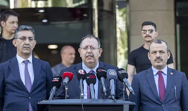 YSK Başkanı Yener'den 'milletvekili seçimi kesin sonuçlarına' ilişkin açıklama