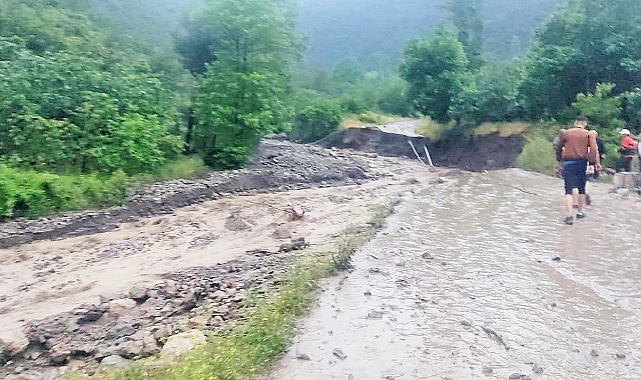Amasya'da selden kaybolan 2 kişiden birinin cansız bedenine ulaşıldı