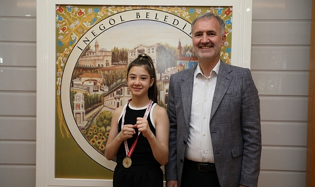 Başkan Taban şampiyon Afra’yı ağırladı