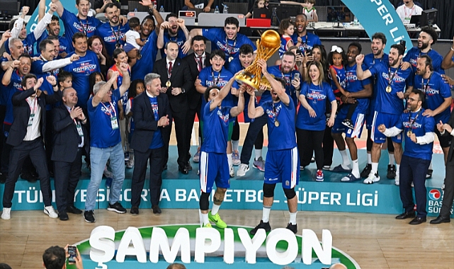 Basketbol Süper Lig'inde Şampiyon Anadolu Efes