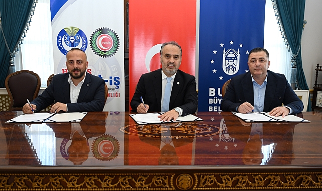 Bursa Büyükşehir Belediyesi çalışanlarına müjde... Toplu sözleşme imzalandı