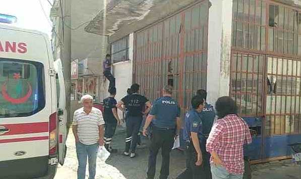 Bursa'da iş yerinde baygın halde bulundu