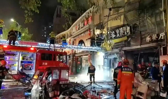 Çin'de barbekü restoranında patlama: 31 ölü