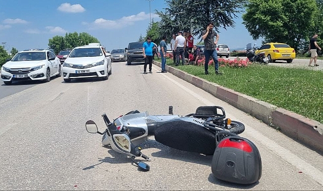 Cip ile elektrikli bisiklet çarpıştı: 2 yaralı