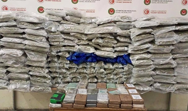 Edirne'deki operasyonlarda 462 kilo uyuşturucu ele geçirildi