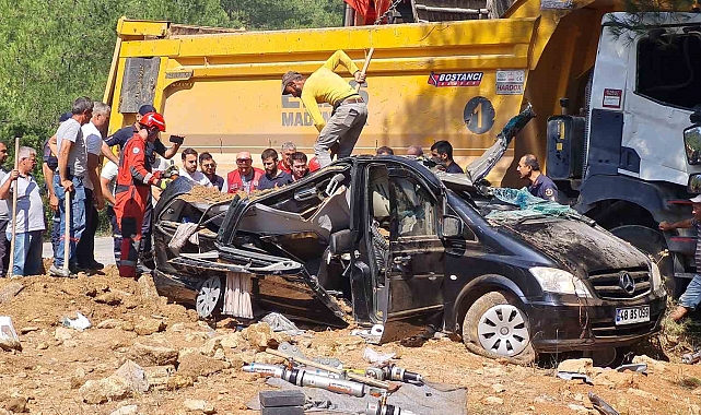 Feci kazaya neden olan kamyon sürücüsü tutuklandı