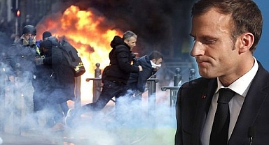 Macron: Sosyal medyada protestoya çağıran yakalanacak