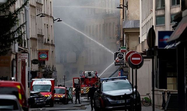 Paris'te gaz kaçağı kaynaklı patlama