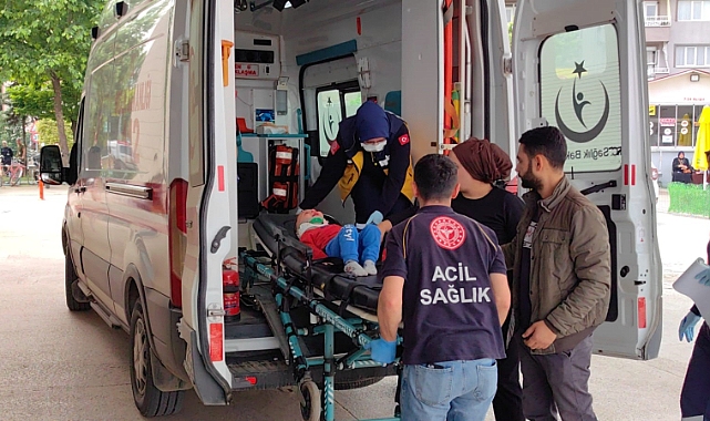 Pencereden düşen bebek yaralandı